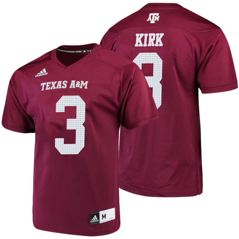 male texas a m aggies maroon christian kirk 2018 season college football player jersey