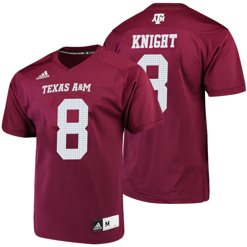 male texas a m aggies maroon trevor knight 2018 season college football player jersey