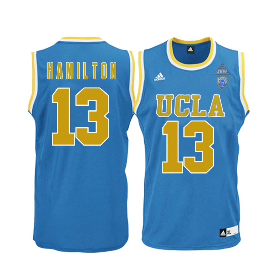 male ucla bruins blue 13 ike anigbogu ncaa basketball player name and number jersey