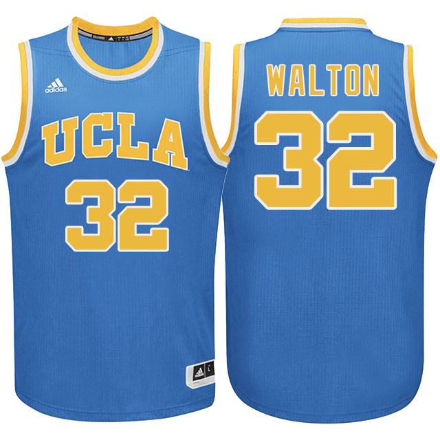 male ucla bruins blue bill walton college basketball jersey
