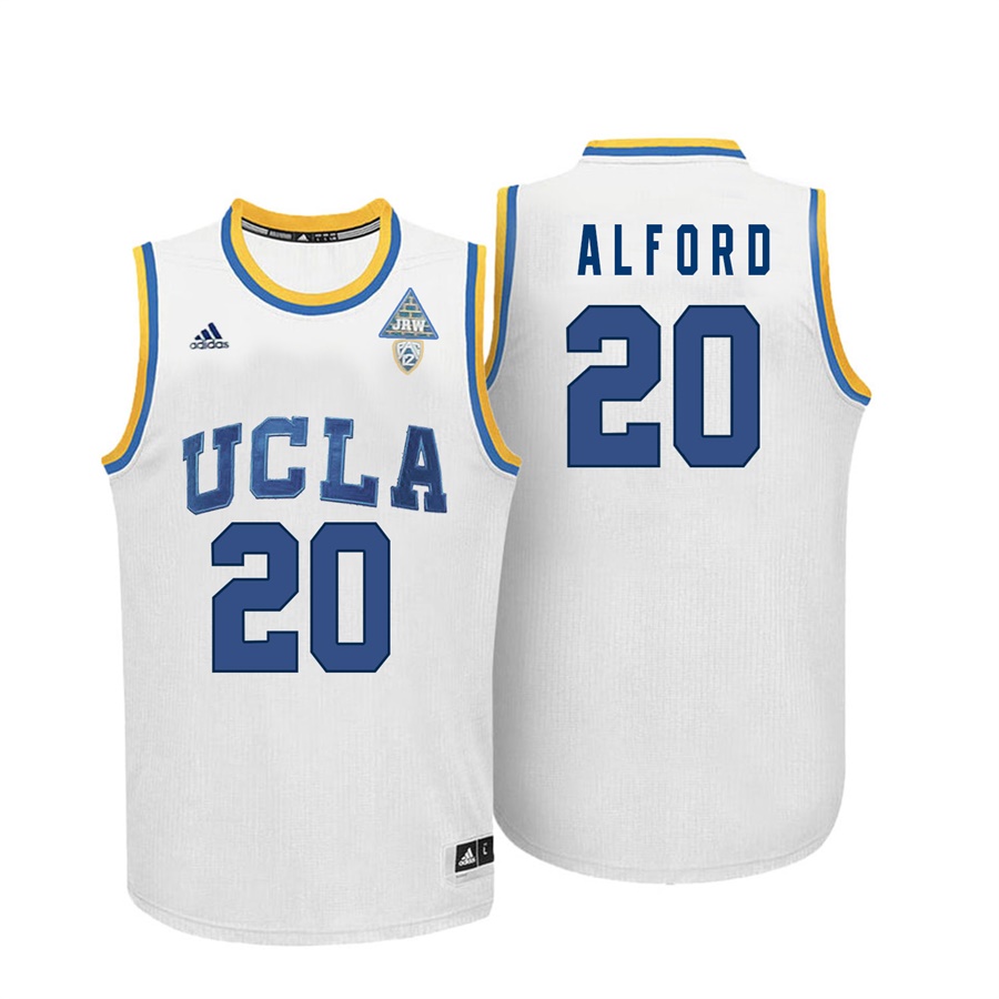 male ucla bruins white 20 bryce alford ncaa basketball player name and number jersey