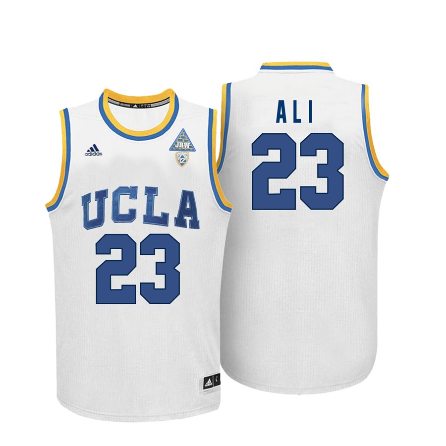 male ucla bruins white 23 prince ali ncaa basketball player name and number jersey