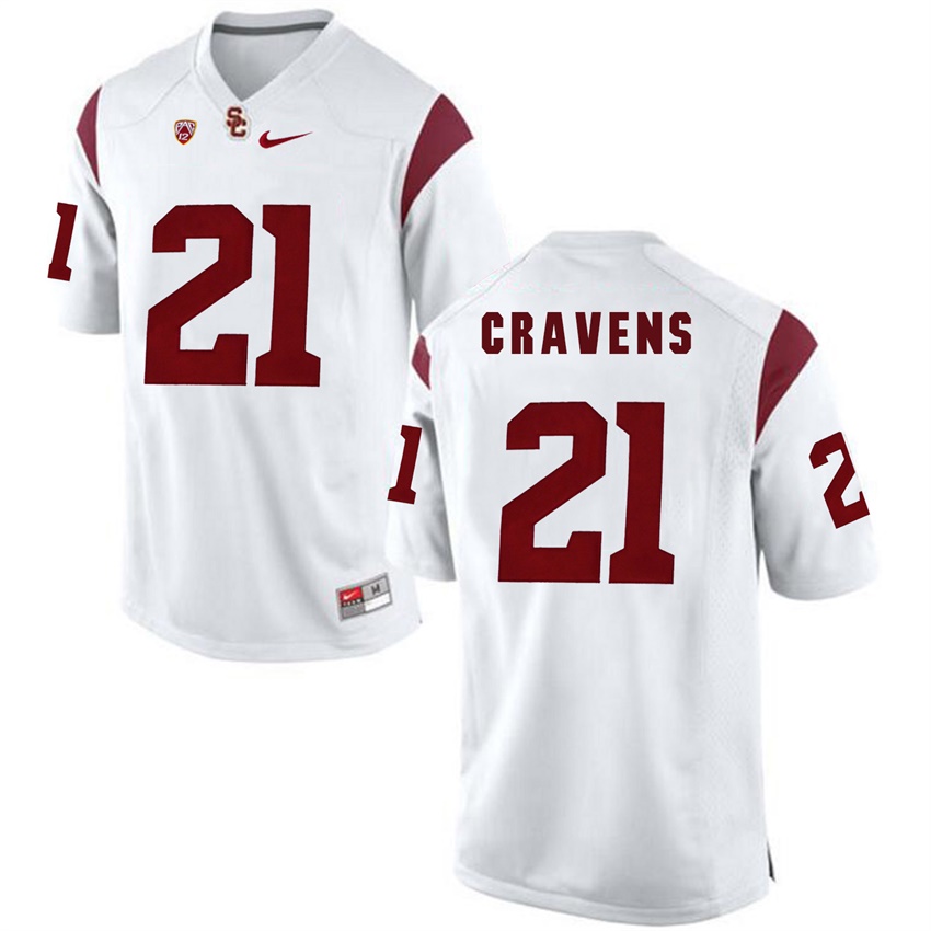 male usc trojans white 21 su'a cravens 2017 ncaa football pac 12 game nfl player jersey
