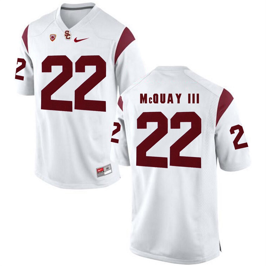 male usc trojans white 22 leon mcquay iii 2017 ncaa football pac 12 game nfl player jersey