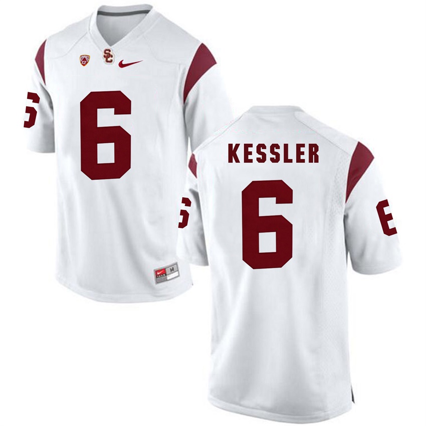 male usc trojans white 6 cody kessler 2017 ncaa football pac 12 game nfl player jersey
