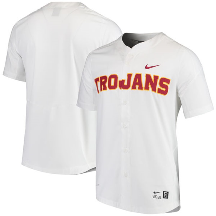 male usc trojans white ncaa 2017 all mid season premier baseball jersey
