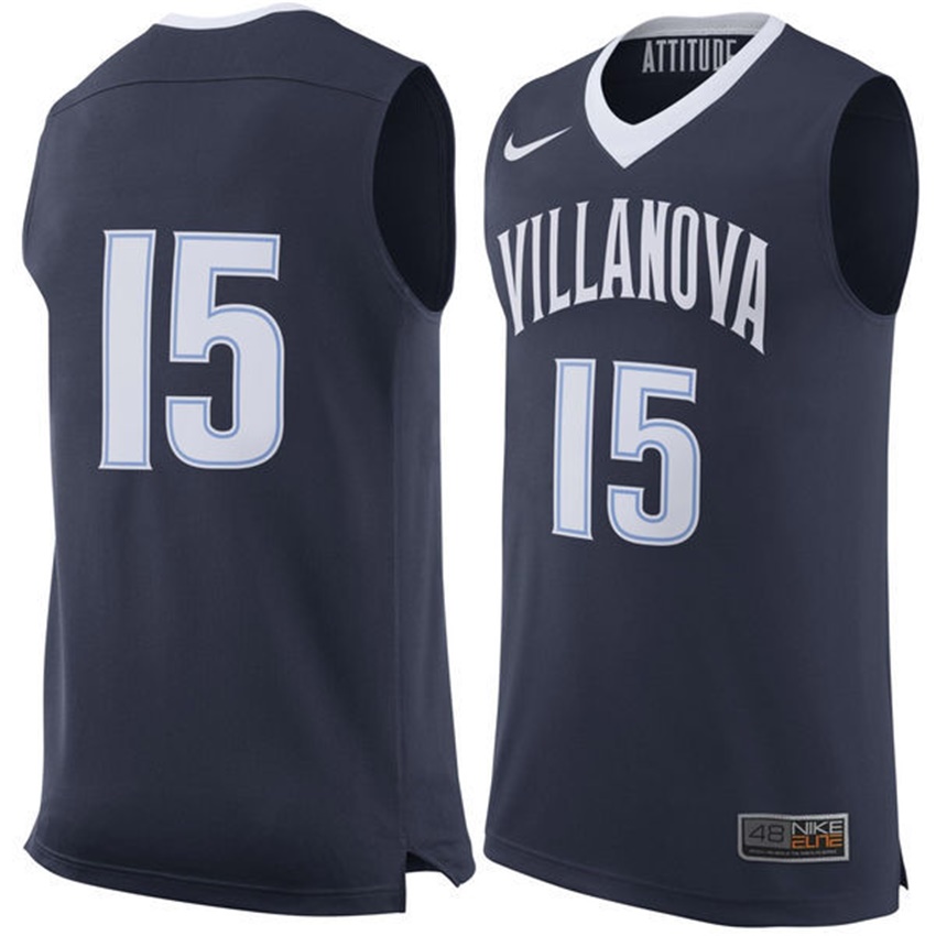 male villanova wildcats navy 15 ncaa basketball premier tank top jersey