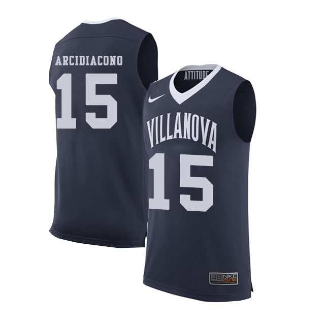 male villanova wildcats navy blue ryan arcidiacono college basketball jersey