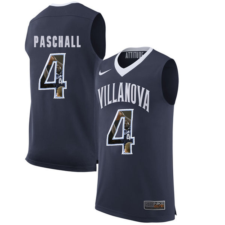 male villanova wildcats navy eric paschall college basketball player portrait jersey