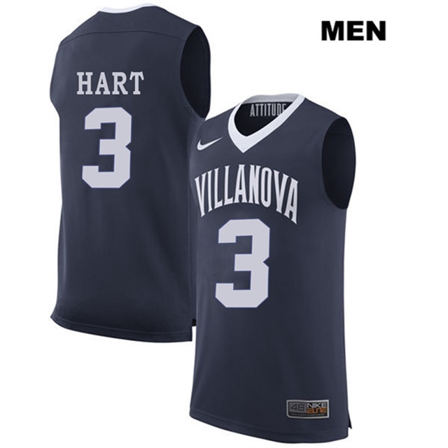 male villanova wildcats navy josh hart college basketball jersey