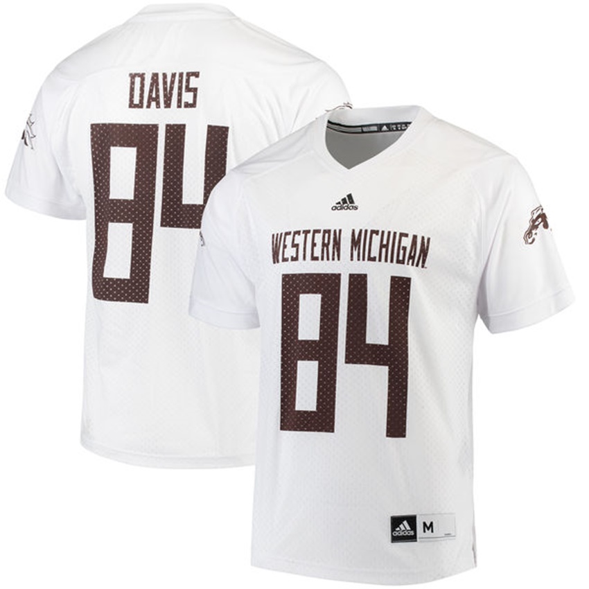 male western michigan broncos white corey davis ncaa 2017 special games football jersey