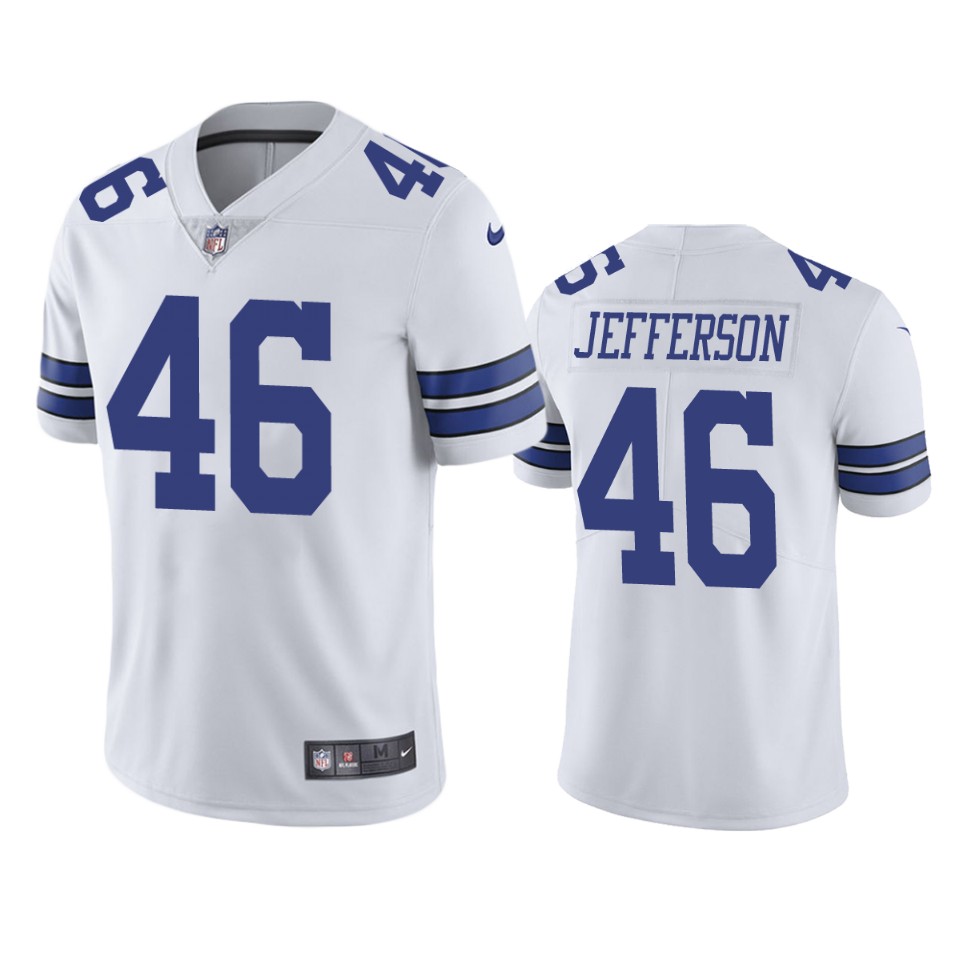malik jefferson cowboys jersey white vapor limited 0a