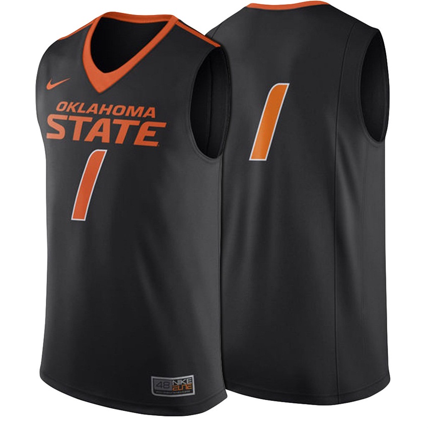 man cowboys black 1 basketball premier jersey