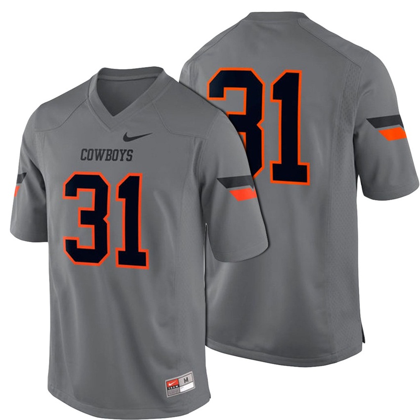 man cowboys gray 31 football game jersey