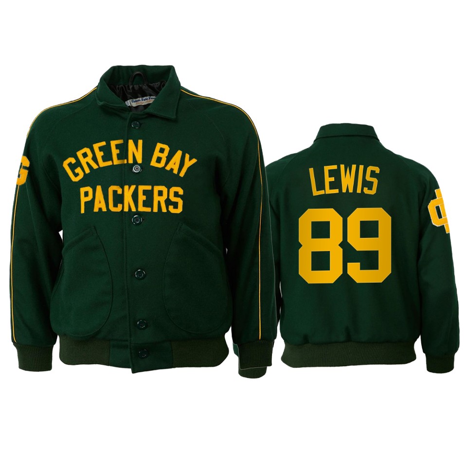 marcedes lewis packers green authentic vintage jacket