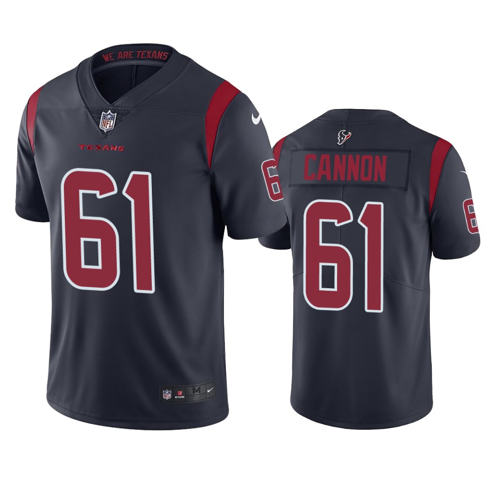 marcus cannon texans color rush limited navy jersey