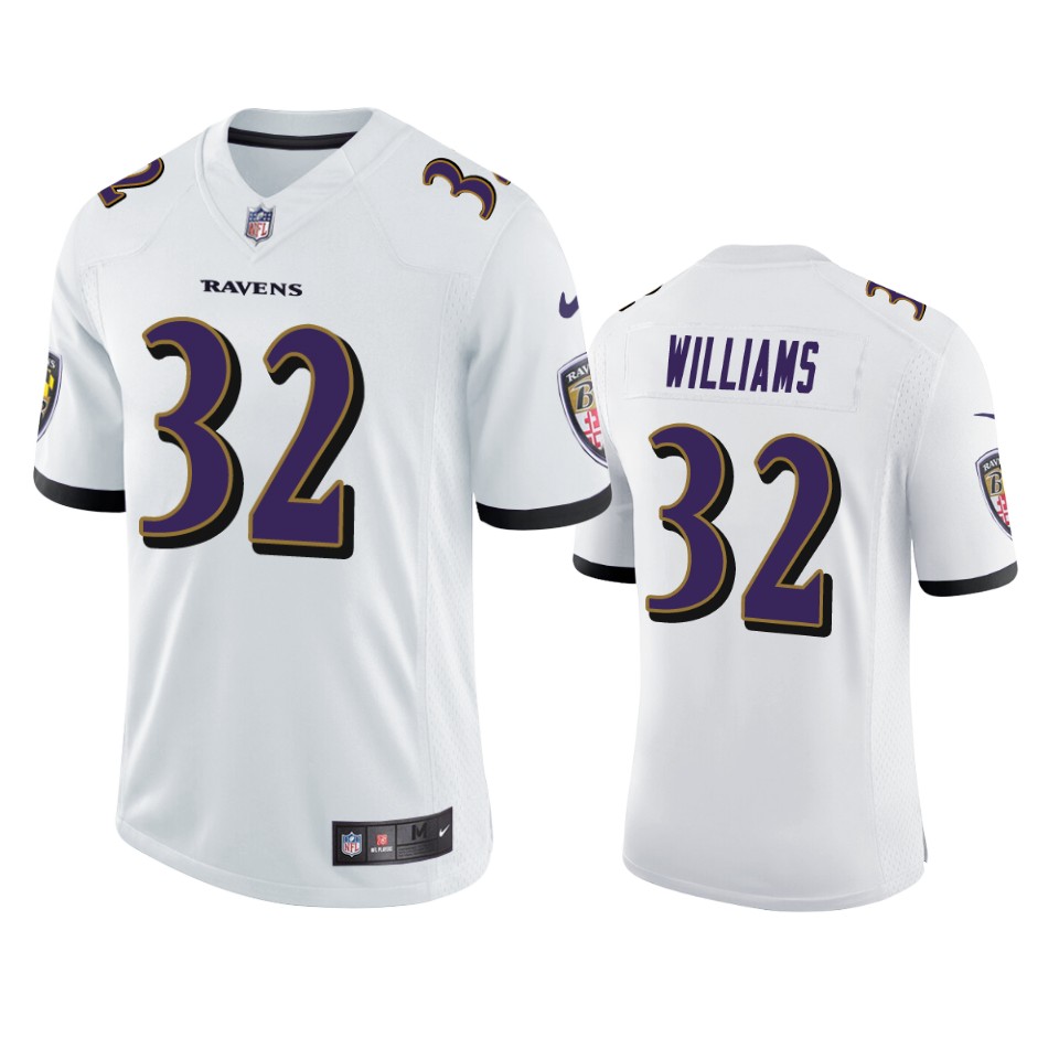 marcus williams ravens jersey white vapor limited