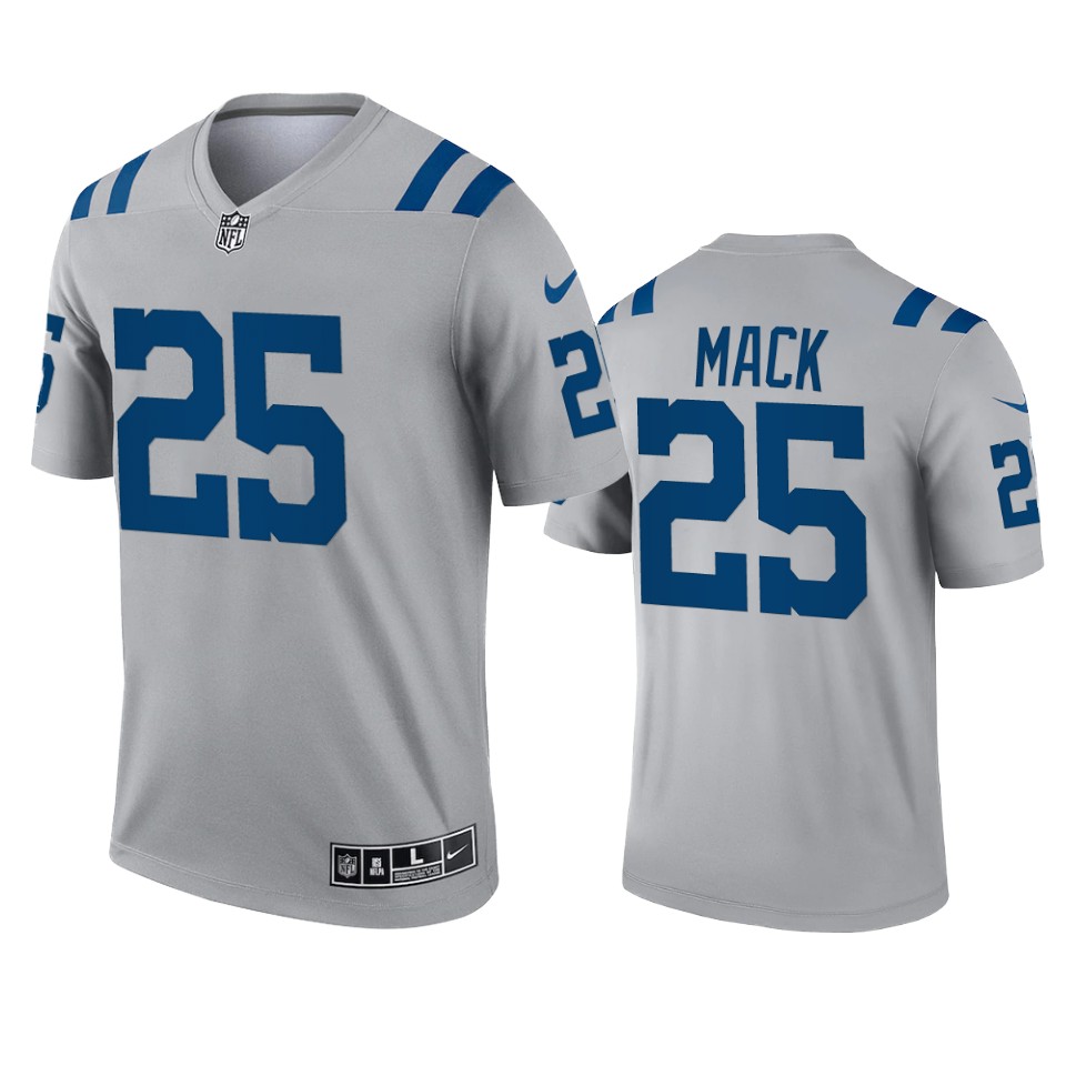 marlon mack colts 2021 inverted legend gray jersey