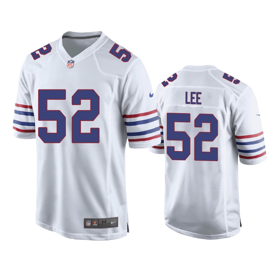 marquel lee bills alternate game white jersey