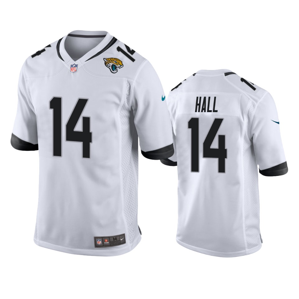 marvin hall jaguars game white jersey
