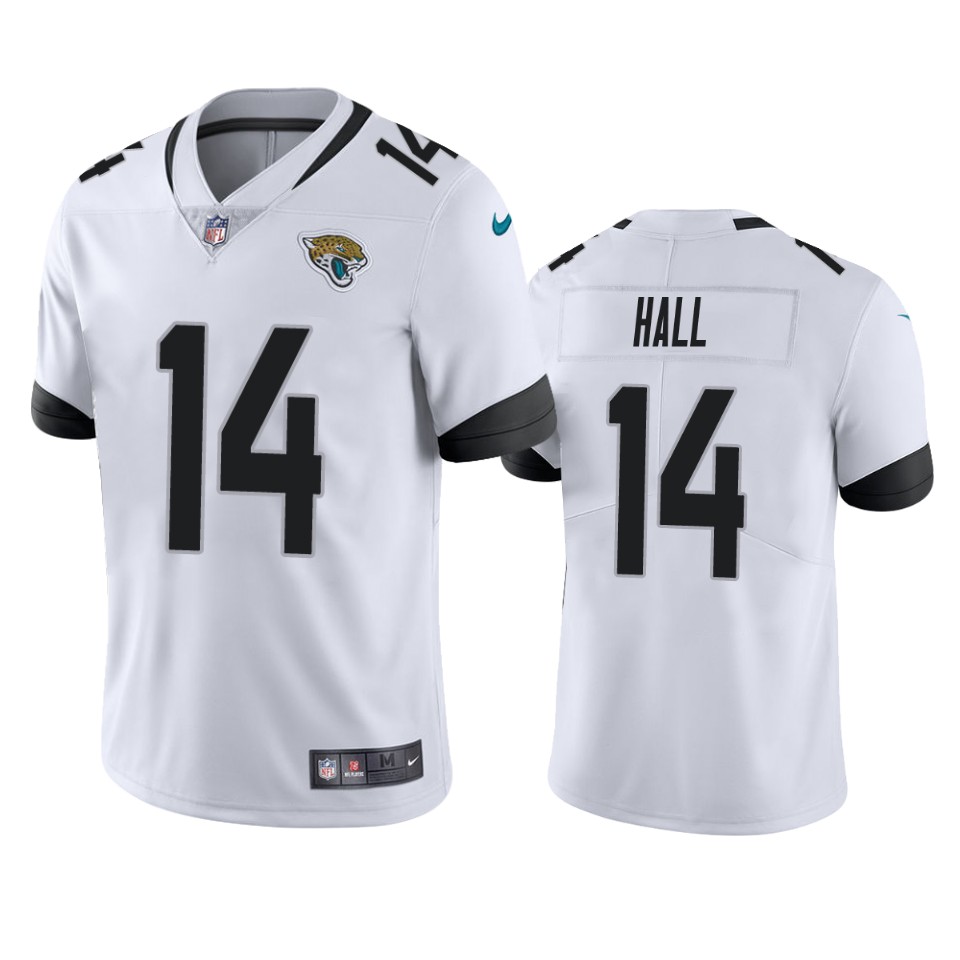 marvin hall jaguars vapor limited white jersey
