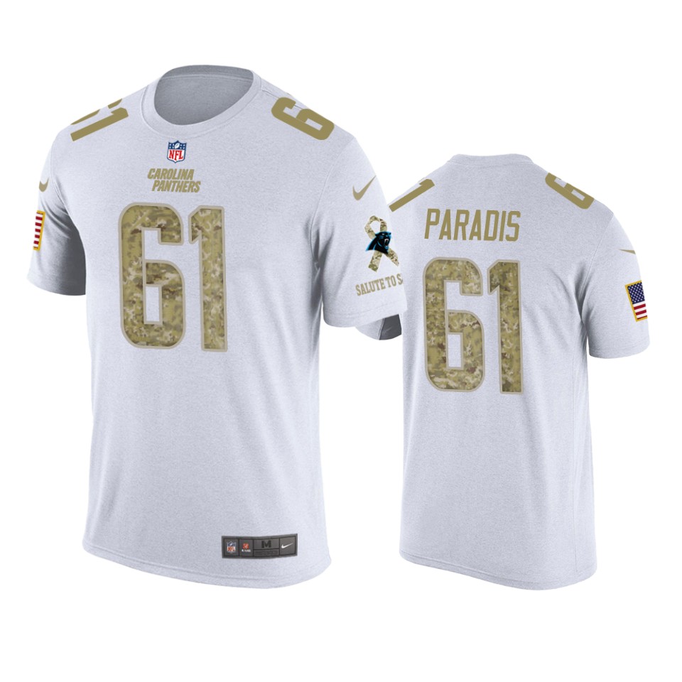 matt paradis panthers white salute to service t shirt