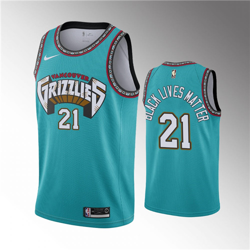 memphis grizzlies tyus jones cyan classic jersey