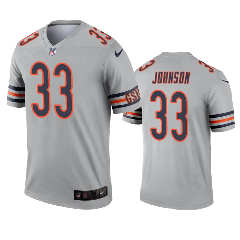 men's bears jaylon johnson silver inverted legend jersey