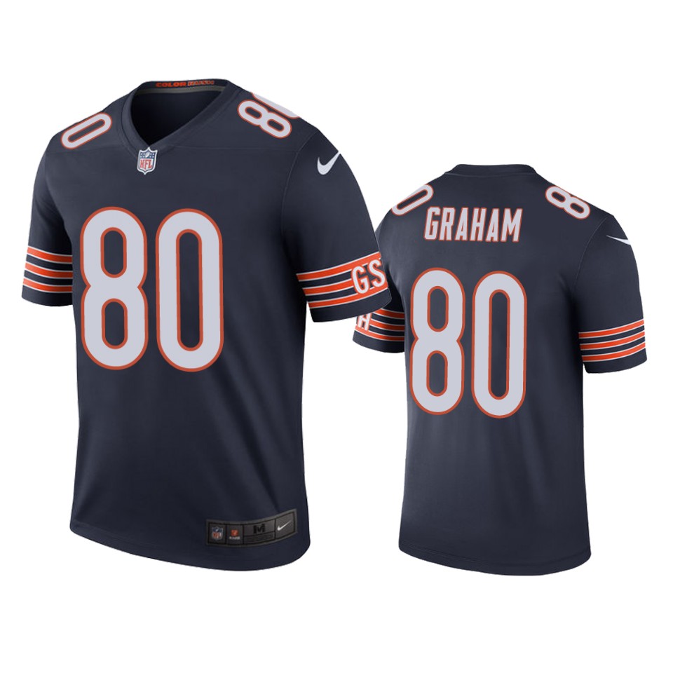 men's bears jimmy graham navy color rush legend jersey