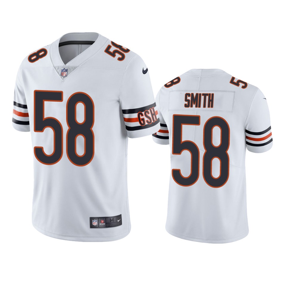 men's bears roquan smith white vapor untouchable limited jersey