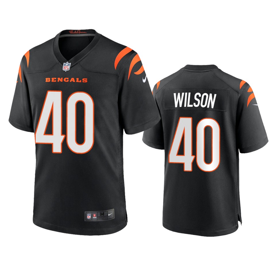 men's bengals brandon wilson black 2021 game jersey