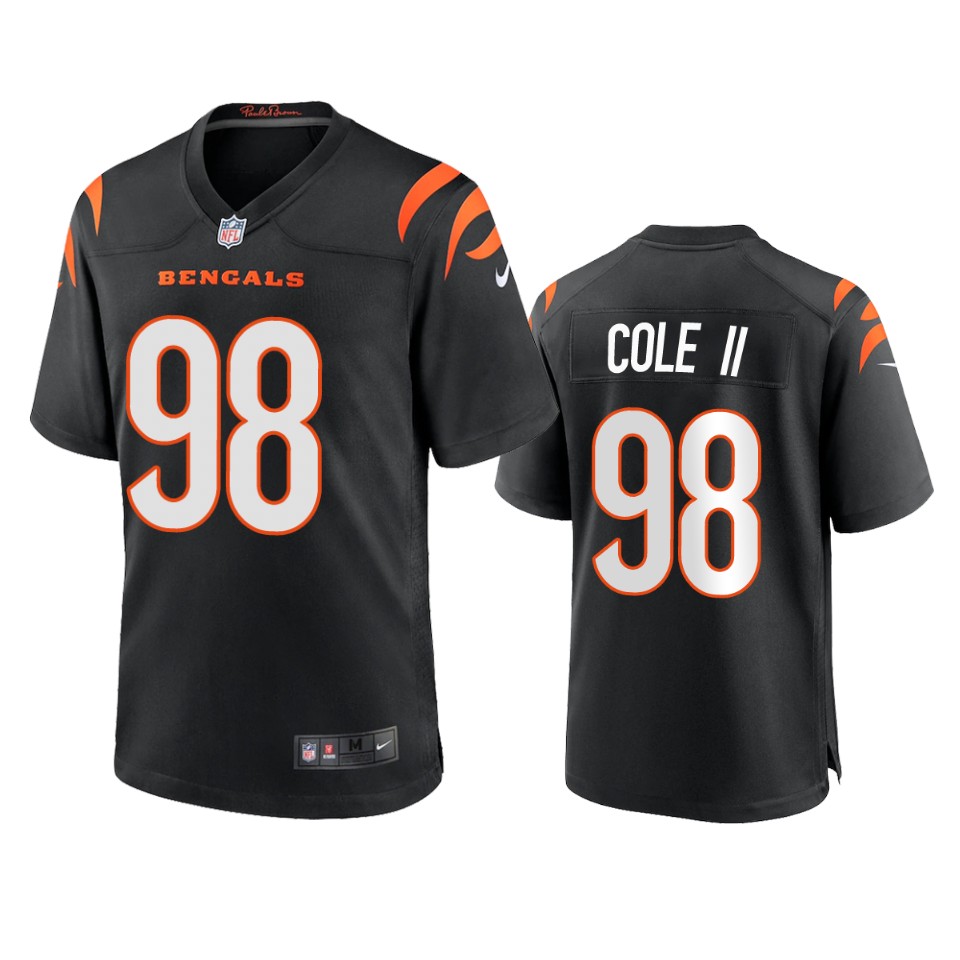men's bengals d.j. reader black 2021 game jersey