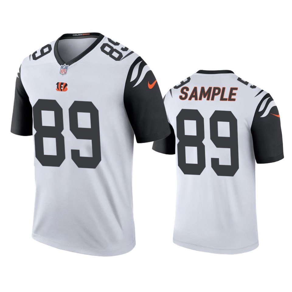 men's bengals drew sample white color rush legend jersey