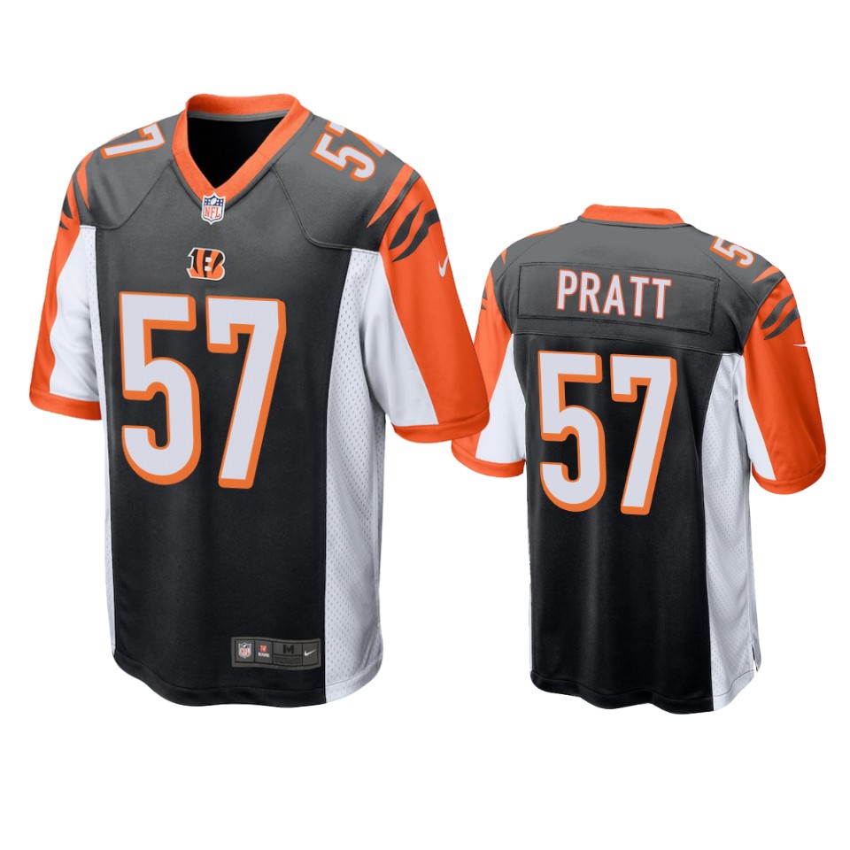 men's bengals germaine pratt black game jersey