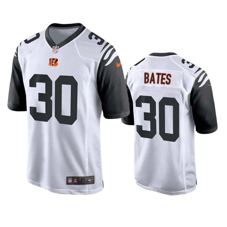 men's bengals jessie bates iii white 2021 alternate game jersey