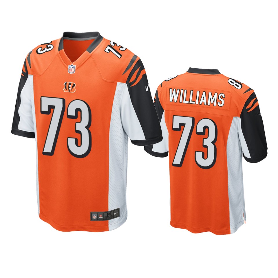 men's bengals jonah williams orange game jersey