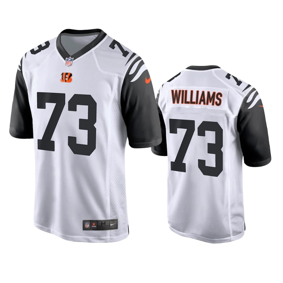 men's bengals jonah williams white 2021 alternate game jersey