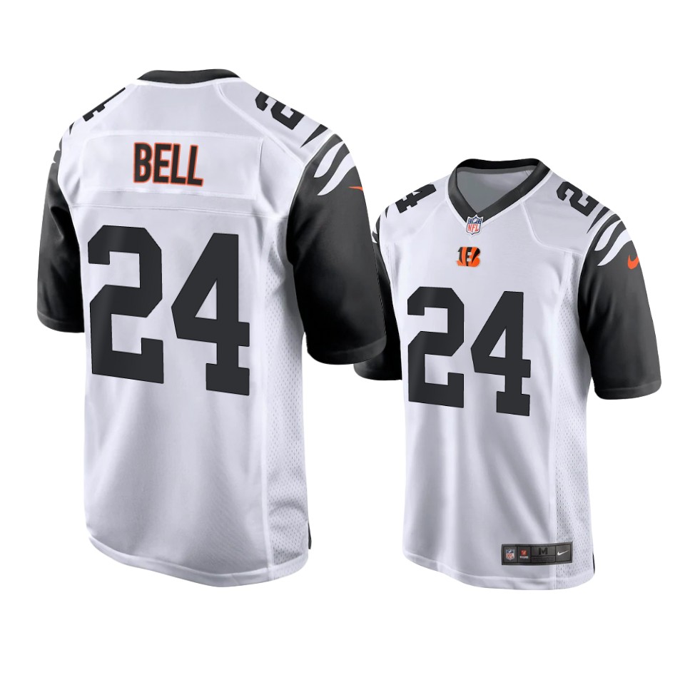 men's bengals vonn bell white 2021 alternate game jersey