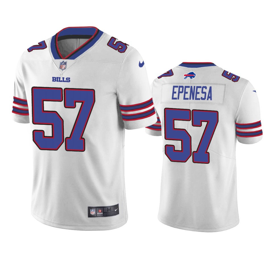 men's bills a.j. epenesa white vapor limited jersey