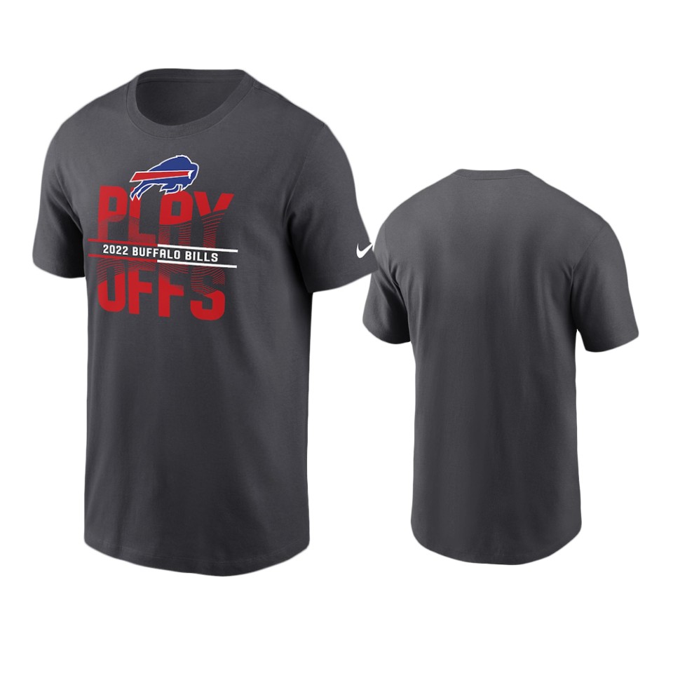 men's bills anthracite 2022 nfl playoffs iconic t shirt