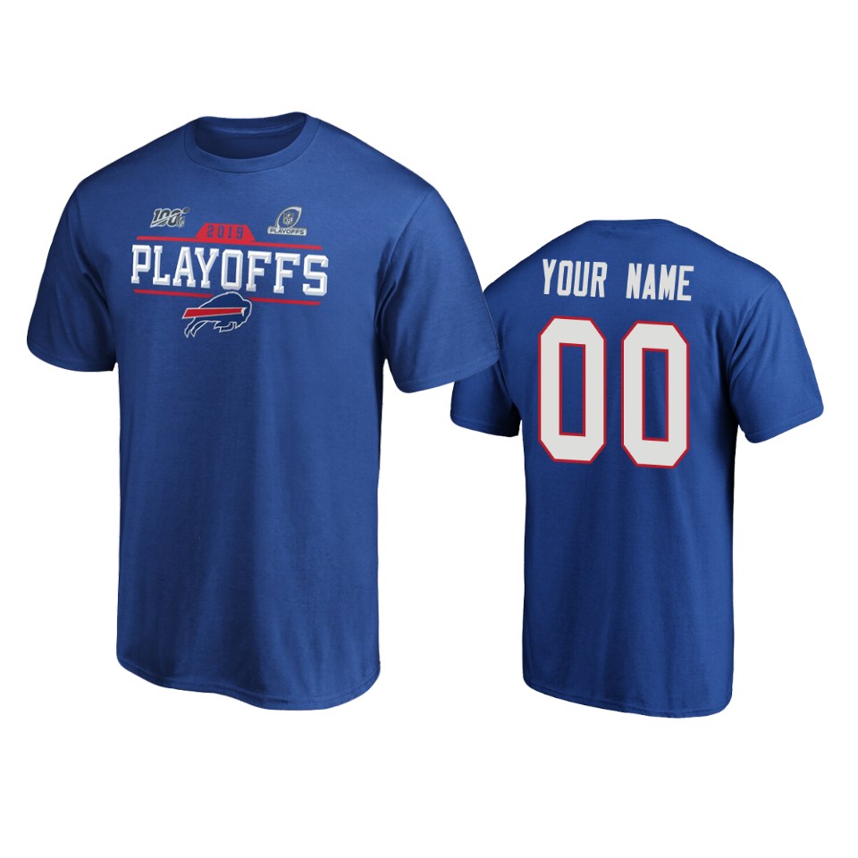 men's bills custom royal 2019 nfl playoffs chip shot t shirt
