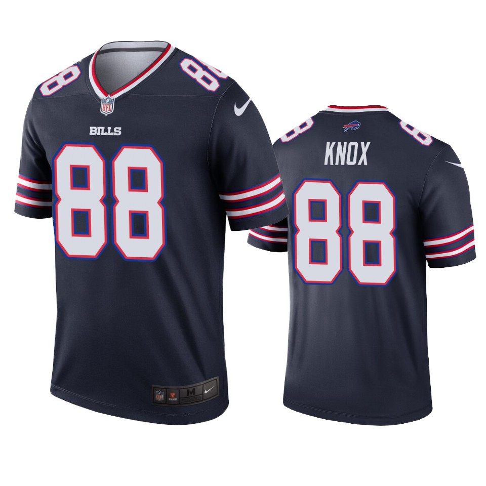 men's bills dawson knox navy inverted legend jersey