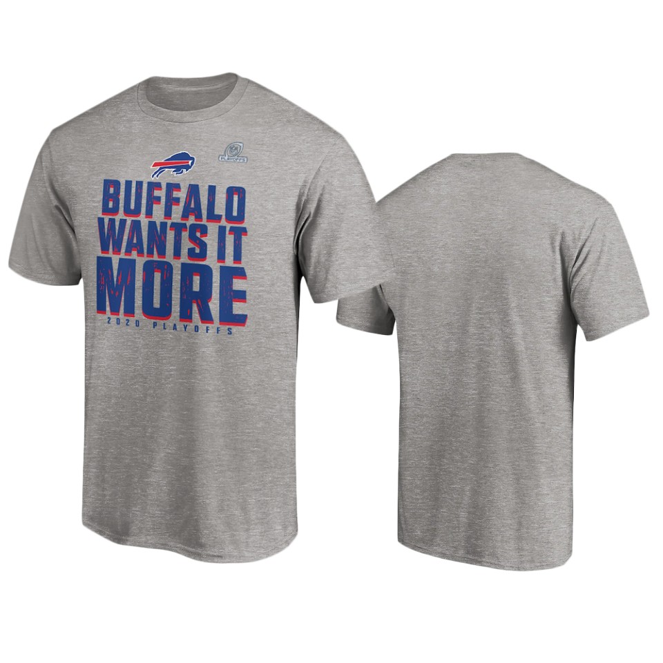 men's bills gray 2020 nfl playoffs shift t shirt