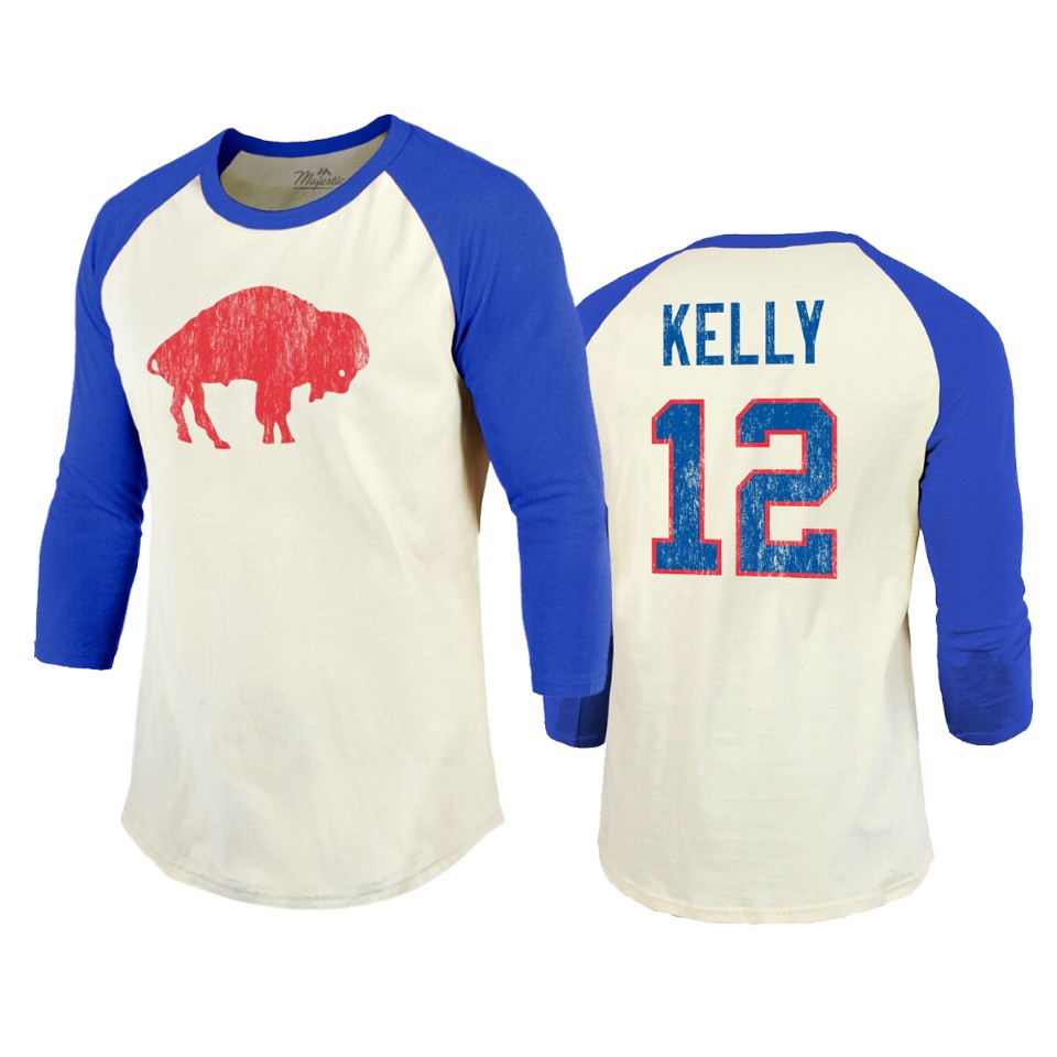 men's bills jim kelly cream royal vintage inspired t shirt