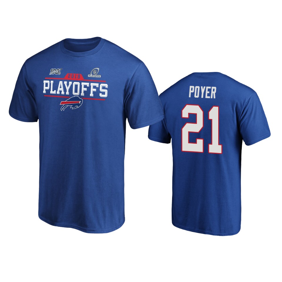 men's bills jordan poyer royal 2019 nfl playoffs chip shot t shirt
