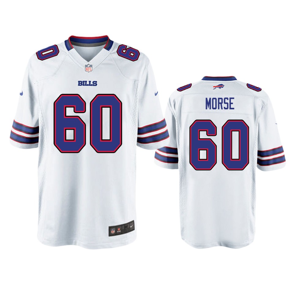 men's bills mitch morse white game jersey