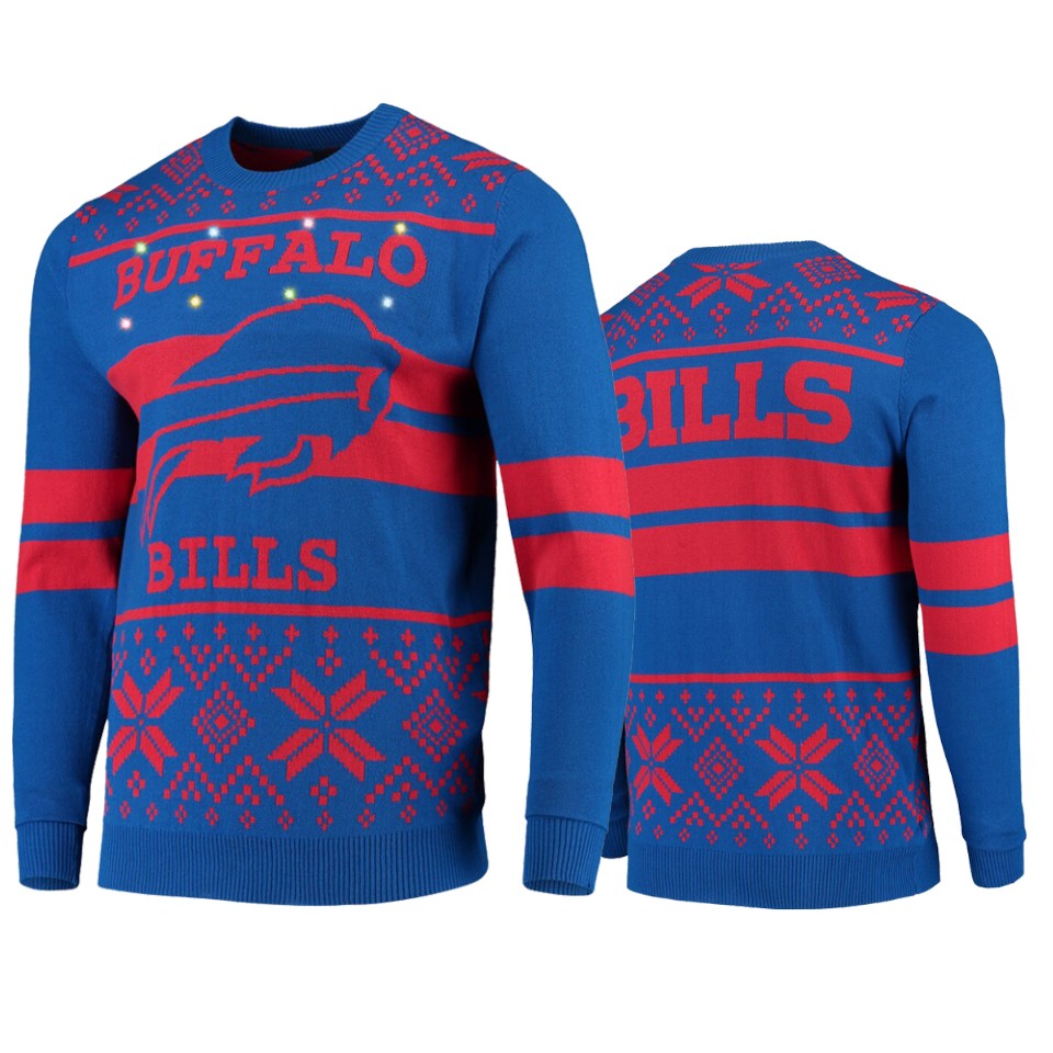 men's bills royal 2019 ugly christmas sweater