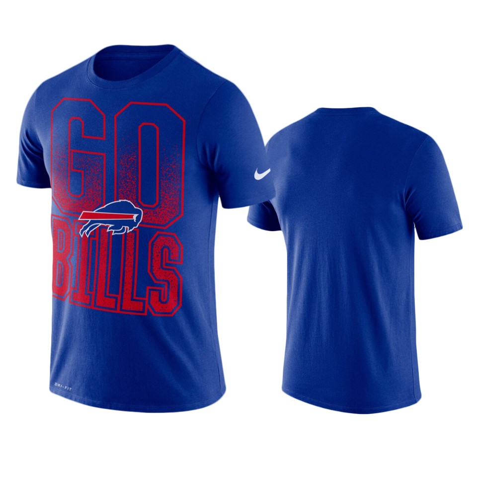men's bills royal local verbiage performance t shirt