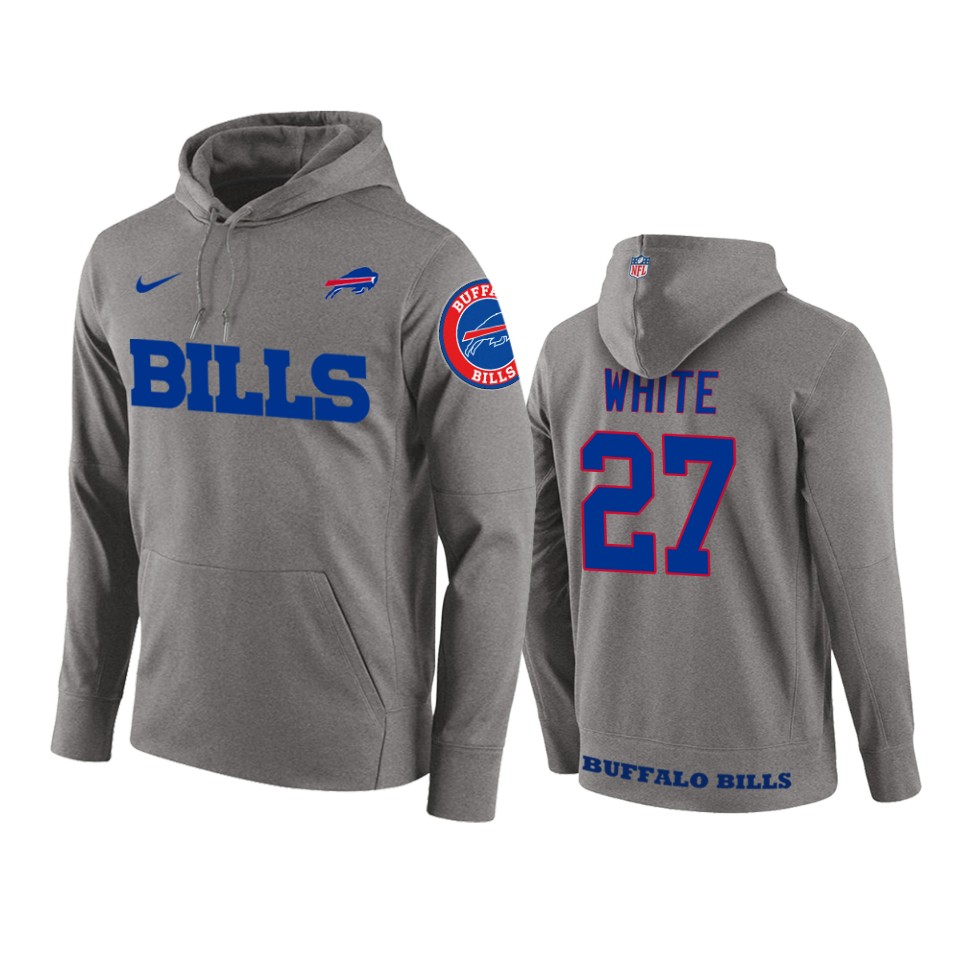 men's bills tre'davious white gray circuit wordmark hoodie