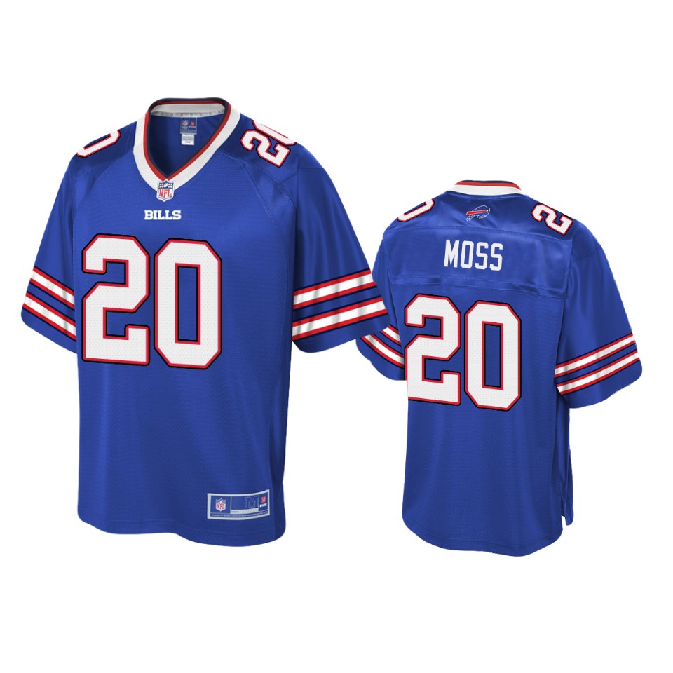 men's bills zack moss royal pro line jersey